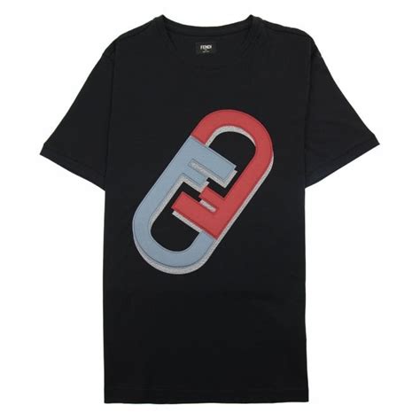 black tshirt gucci fendi|Fendi t shirts.